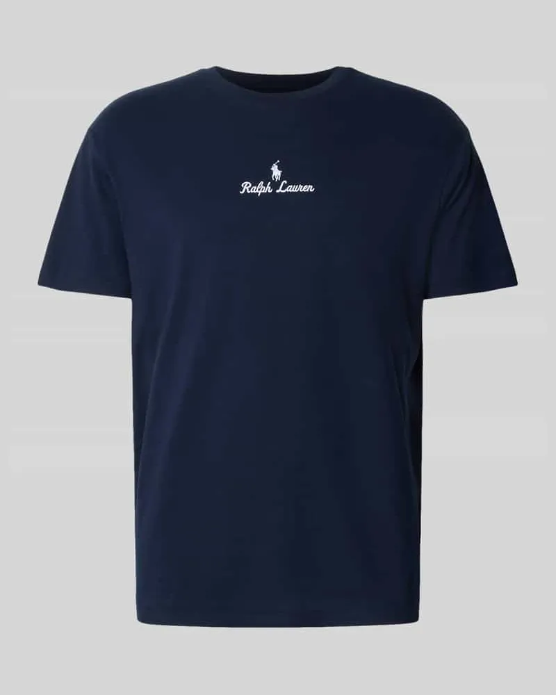 Ralph Lauren T-Shirt mit Label-Stitching Marine