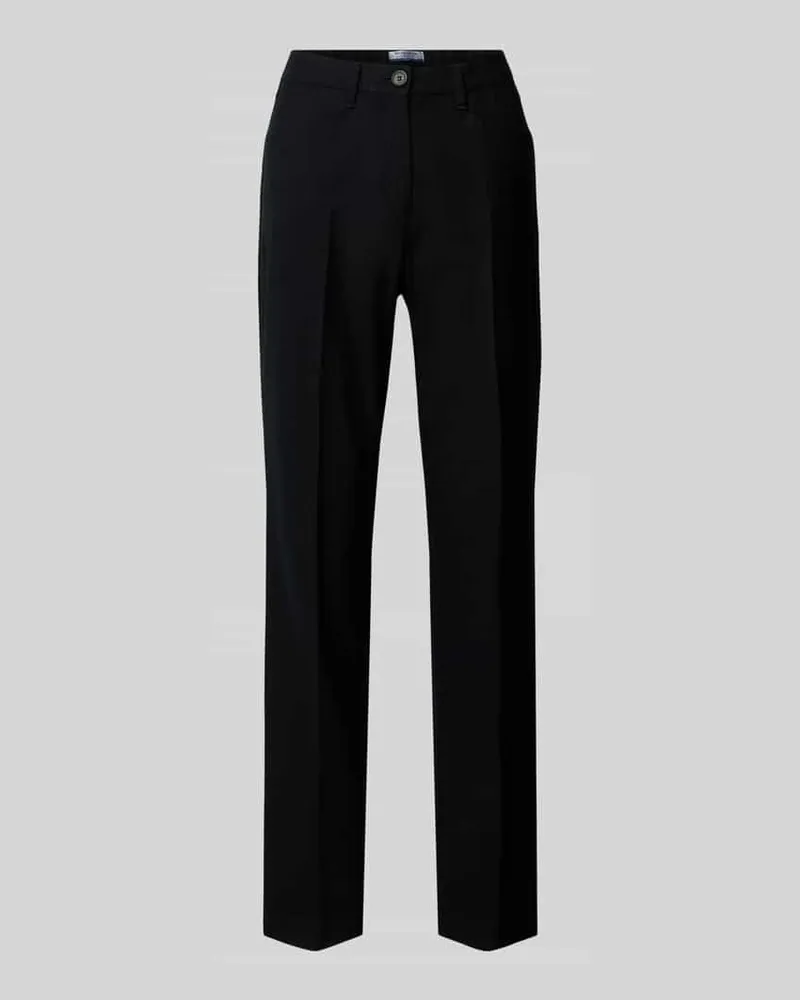 Brax Slim Fit Hose aus Lyocell-Mix Modell 'Pauline Black
