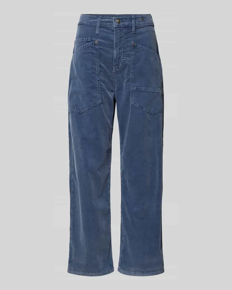 MAC Jeans Stoffhose mit 5-Pocket-Design Blau