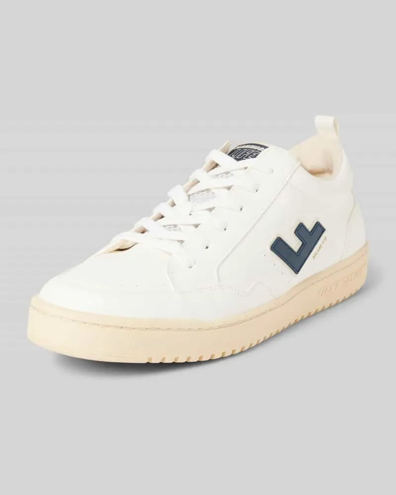 Flamingos Life Sneaker mit Label-Patch Modell 'ROLAND V.10 Weiss