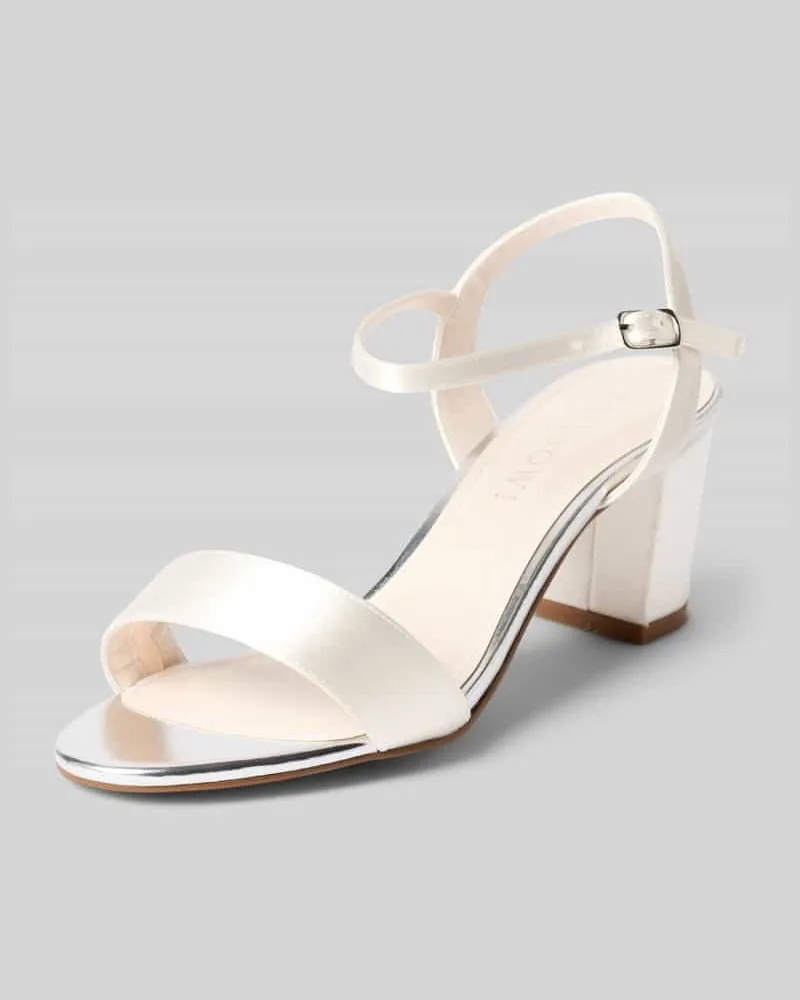 Rainbow Club Sandalette mit Blockabsatz Modell 'Margot Offwhite