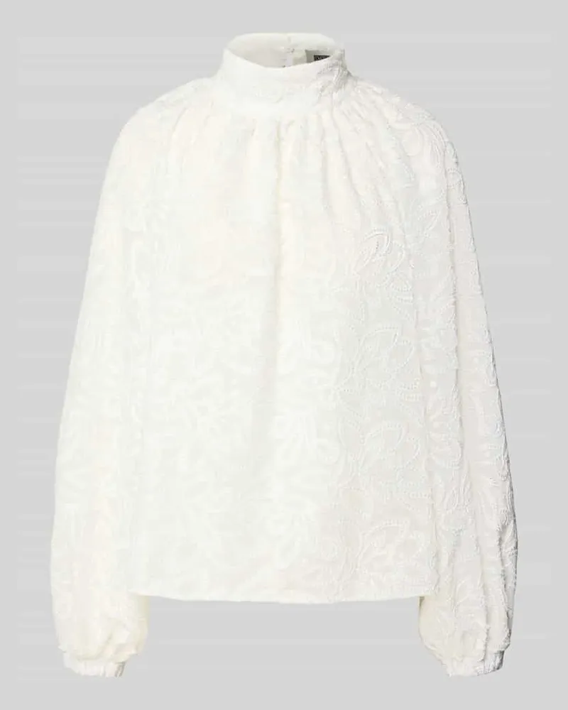 Drykorn Blusenshirt mit Stehkragen Modell 'DUMONDA Offwhite