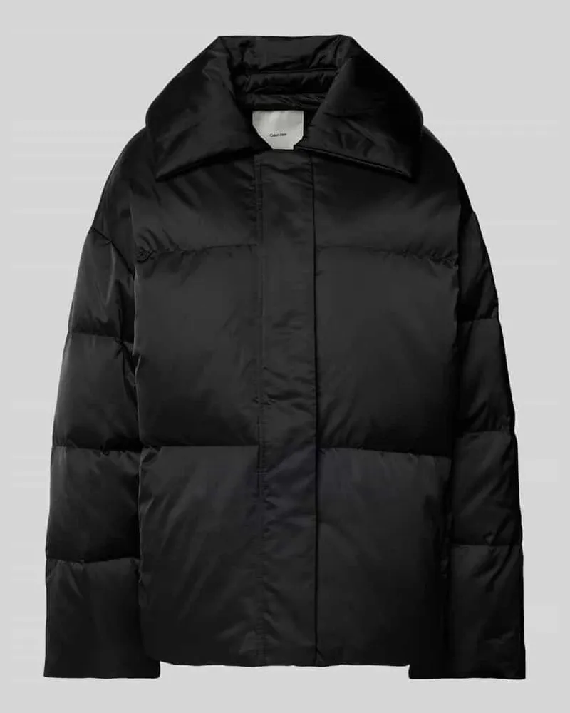 Calvin Klein Steppjacke mit Label-Detail Black