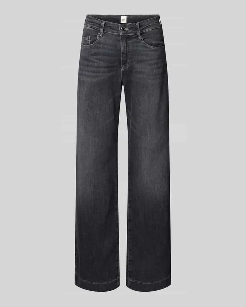 Brax Flared Jeans mit Eingrifftaschen Modell 'MAGIC MAINE Dunkelgrau