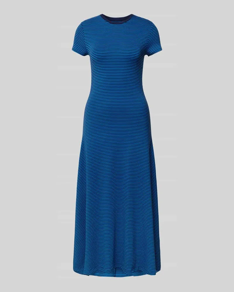 Ralph Lauren T-Shirt-Kleid mit Streifenmuster Blau