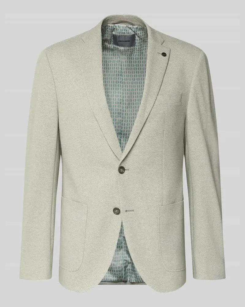 Pierre Cardin Modern Fit 2-Knopf-Sakko mit Reverskragen Mint