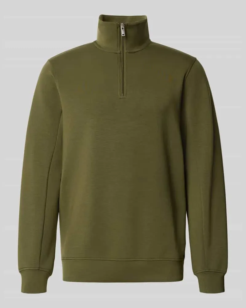 Matinique Sweatshirt mit Stehkragen Modell 'kade Gruen