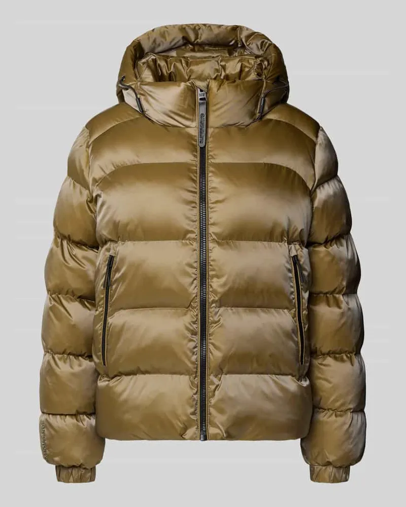 Superdry. Steppjacke mit Reißverschlusstaschen Oliv