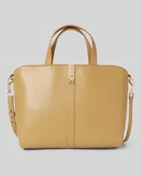 Tommy Hilfiger Handtasche mit Label-Applikation Modell 'HERITAGE Beige