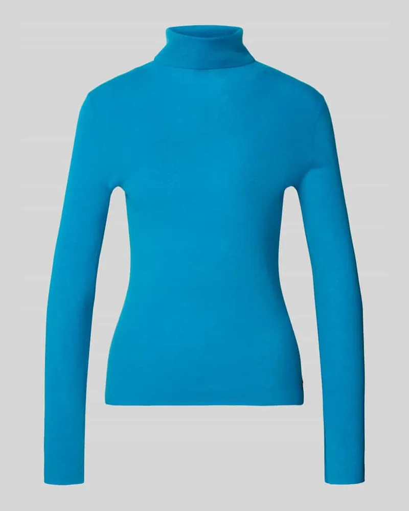 Marc Cain Rollkragenpullover aus Schurwoll-Mix Ocean