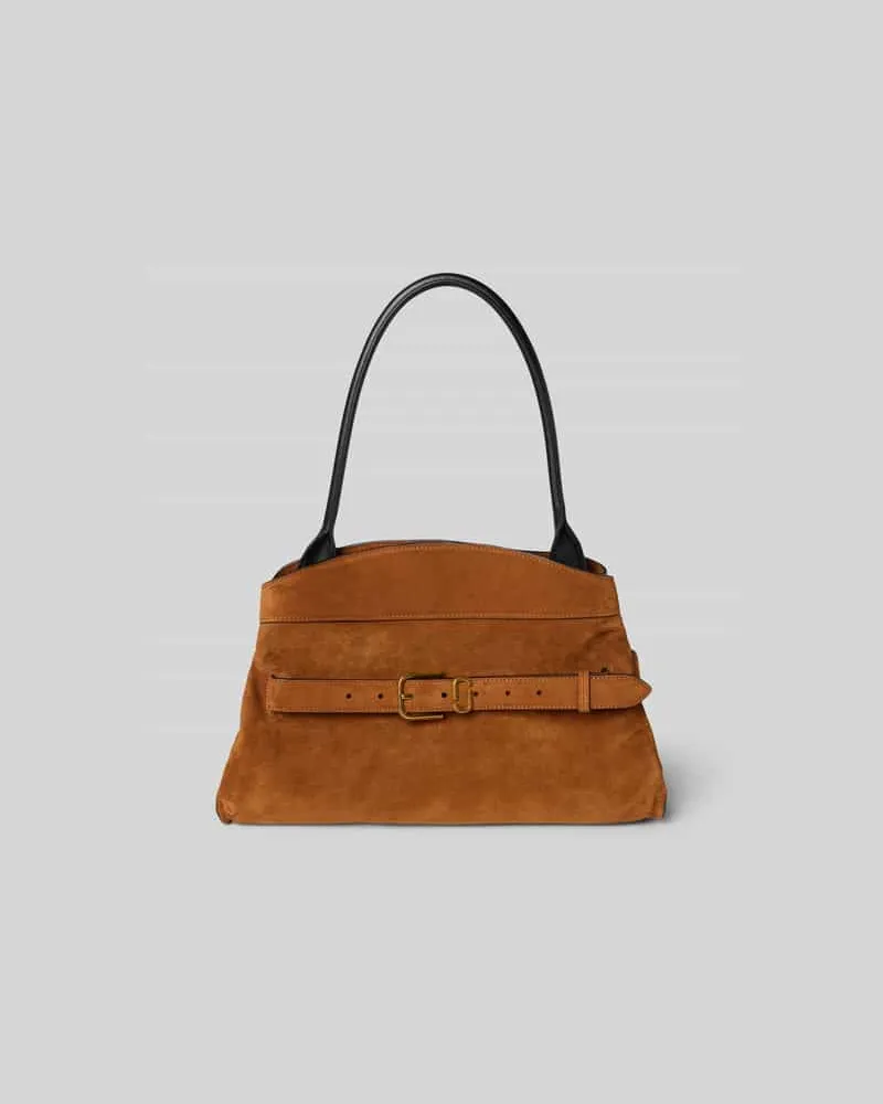 Marc Jacobs Satchel Bag mit Label-Detail Cognac