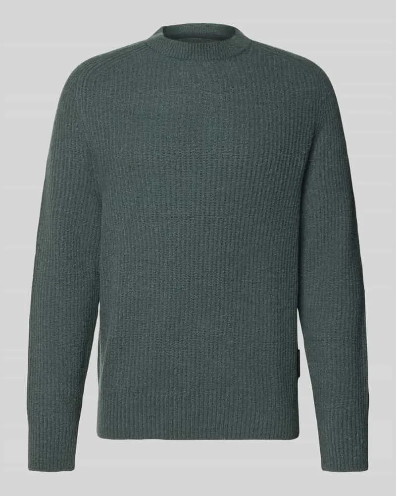 Marc O'Polo Regular Fit Pullover aus Woll-Mix Graphit