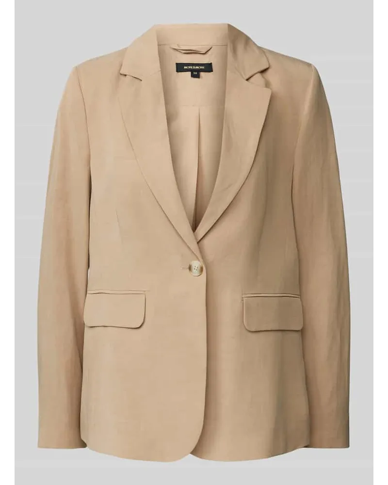 More & More Blazer mit Pattentaschen Sand