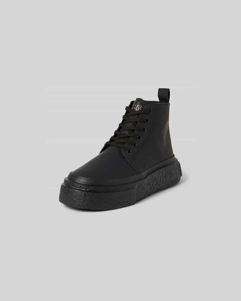 Maison Margiela Sneaker mit Schnürverschluss Black