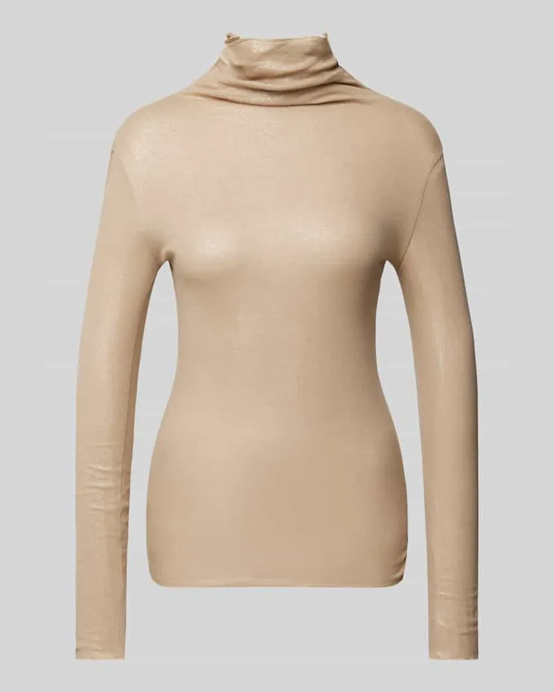 Luisa Cerano Longsleeve mit Turtleneck Camel