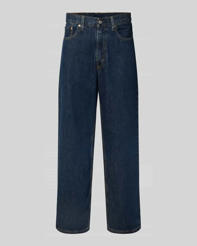 Levi's Baggy Fit Jeans mit Kontrastnähten Modell 'CRUSADER Dunkelblau