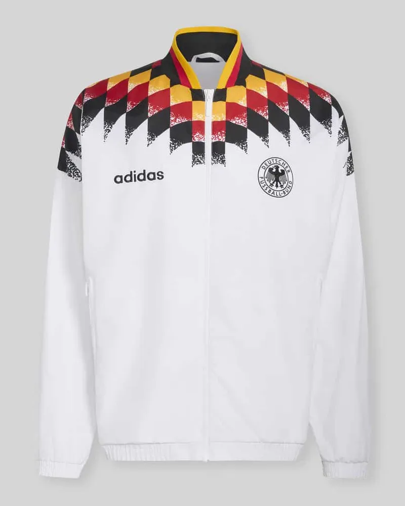 adidas Regular Fit Trainingsjacke mit DFB-Logo-Detail Weiss