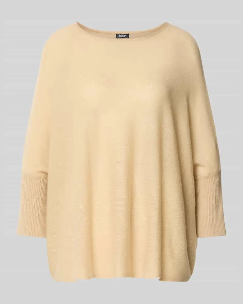 JOOP! Strickpullover aus Kaschmir mit 3/4-Arm Beige