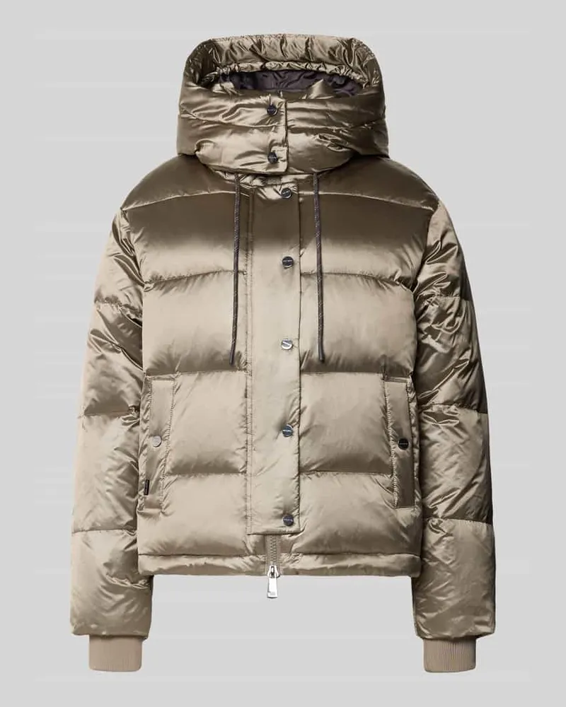 Mos Mosh Regular Fit Jacke mit Daunen-Feder-Füllung Modell 'Jilly Taupe