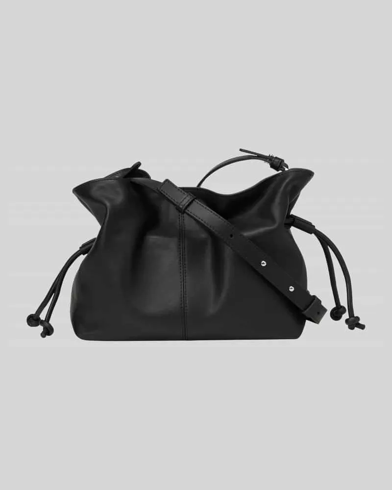 Marc O'Polo Umhängetasche aus echtem Leder Black