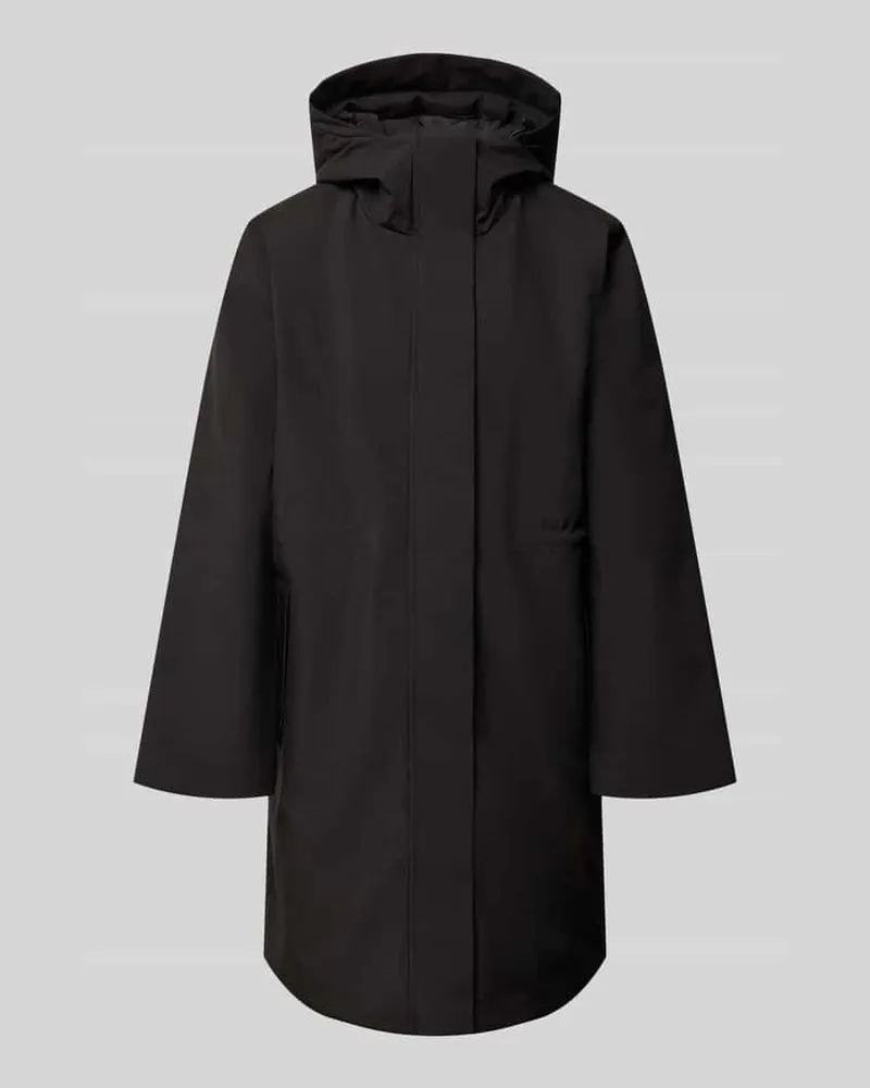 Selected Relaxed Fit Funktionsmantel mit Kapuze Modell 'FRANCINE Black