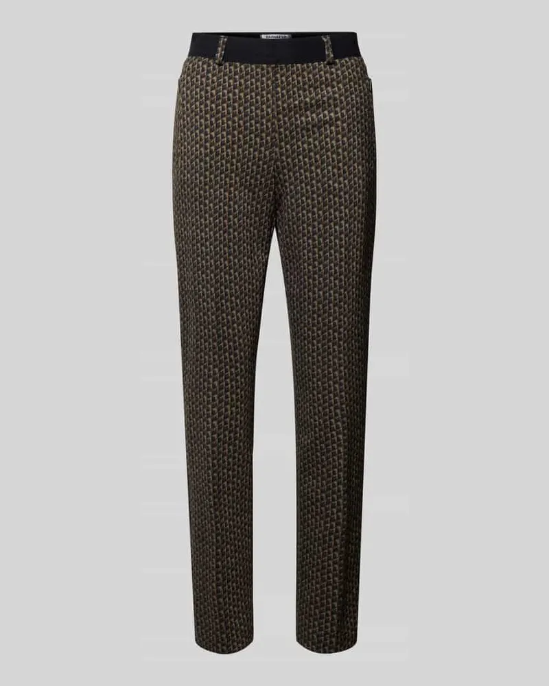 Brax Super Slim Fit Hose mit elastischem Bund Modell 'LILLYTH Oliv