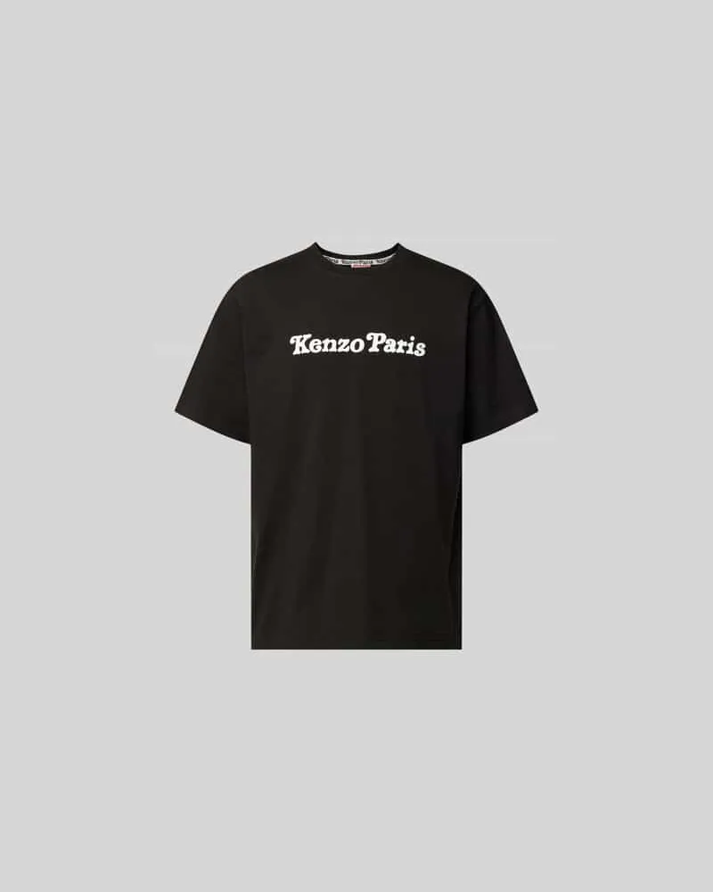 Kenzo T-Shirt aus reiner Baumwolle Black