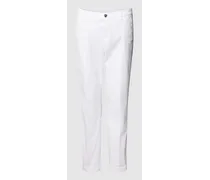 Regular Fit Hose mit Knopf- und Reißverschluss Modell 'TURN UP