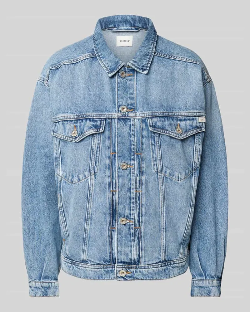 Mustang Jeansjacke mit Brusttaschen Jeansblau