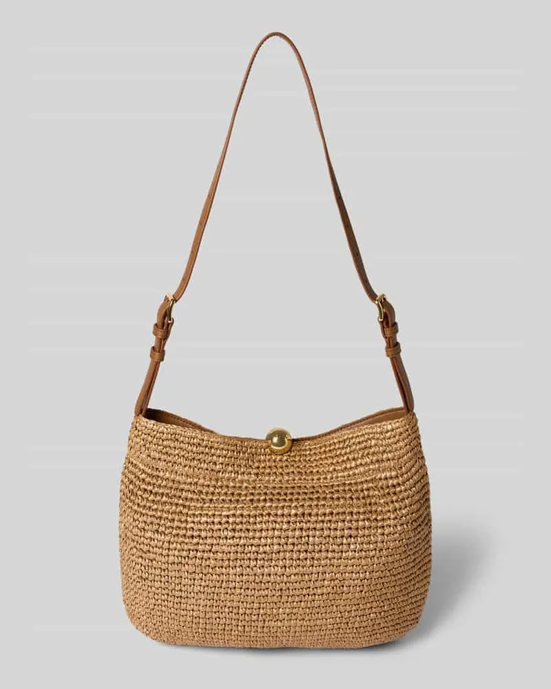 Furla Handtasche mit Schulterriemen Modell 'SFERA SOFT Hellgrau