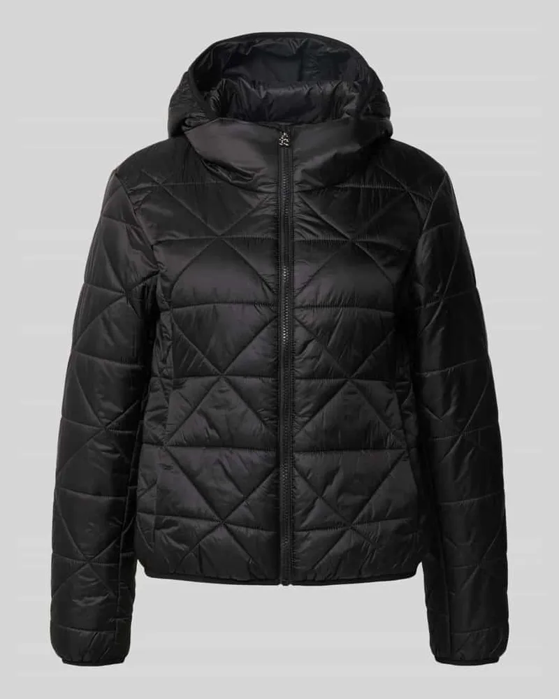 HUGO BOSS Regular Fit Steppjacke mit Kapuze Modell 'FANDINE-1 Black