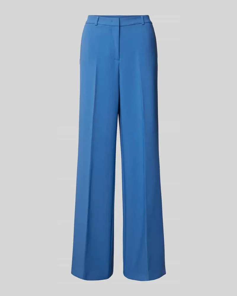 COMMA Regular Fit Stoffhose mit Bügelfalten Royal