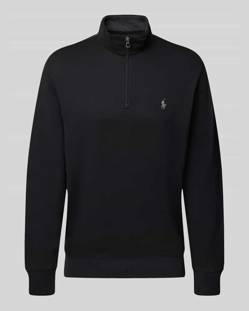 Ralph Lauren Sweatshirt mit Label-Stitching Black