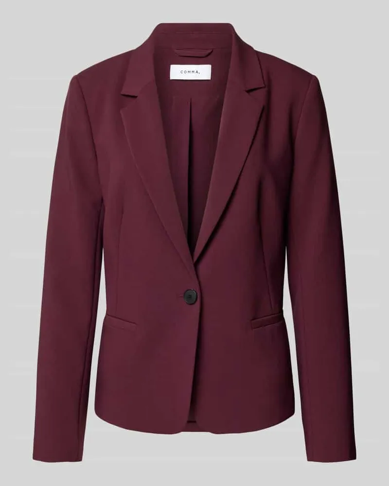 COMMA Blazer mit Reverskragen Bordeaux