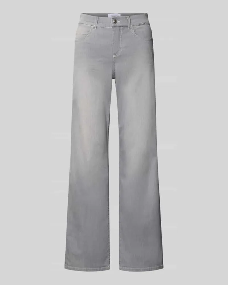 ANGELS  Straight Fit Jeans im 5-Pocket-Design Modell 'Lara Hellgrau