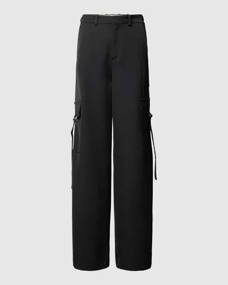 Drykorn Hose mit aufgesetzten Taschen Modell 'YOUNG Black