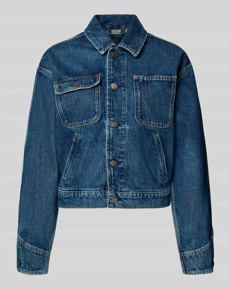 Ralph Lauren Relaxed Fit Jeansjacke aus reiner Baumwolle Jeansblau