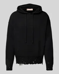 Marni Hoodie in Strick-Optik Black