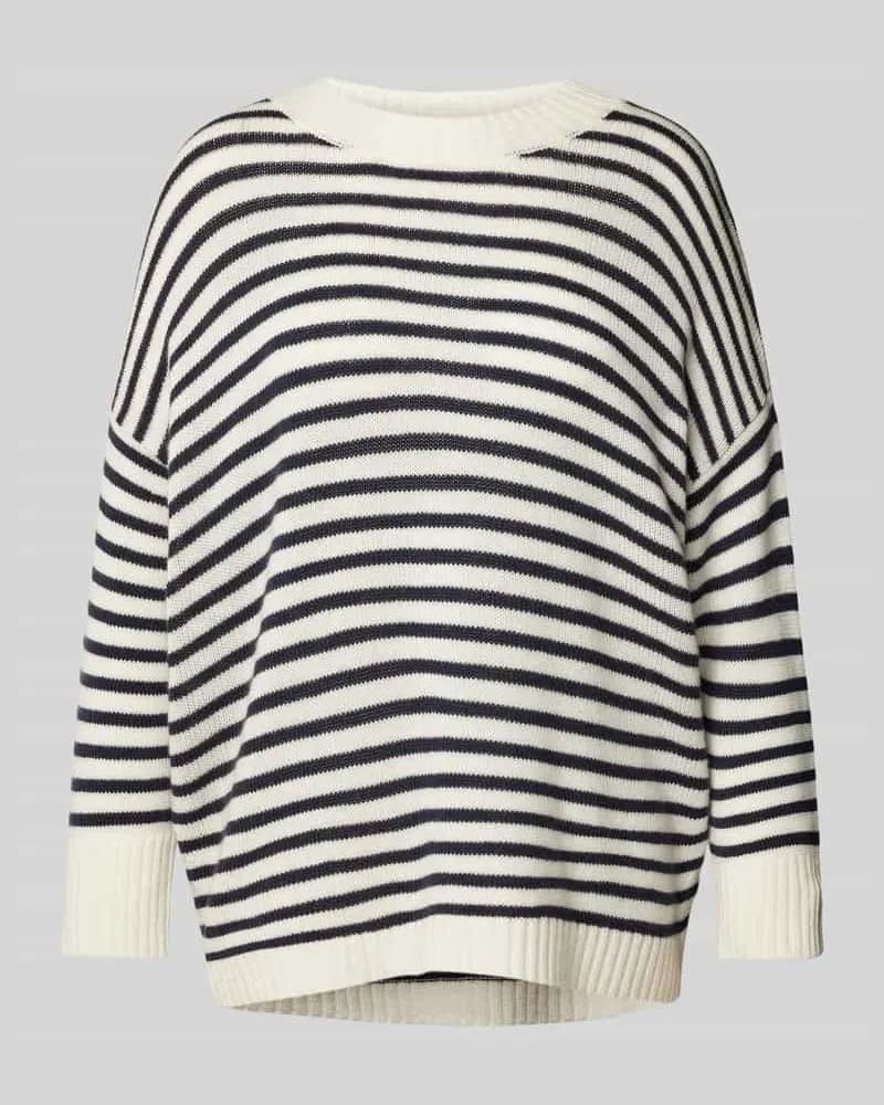 0039 Italy Oversized Strickpullover Kaschmir-Woll-Mix Modell 'AMADEA Offwhite