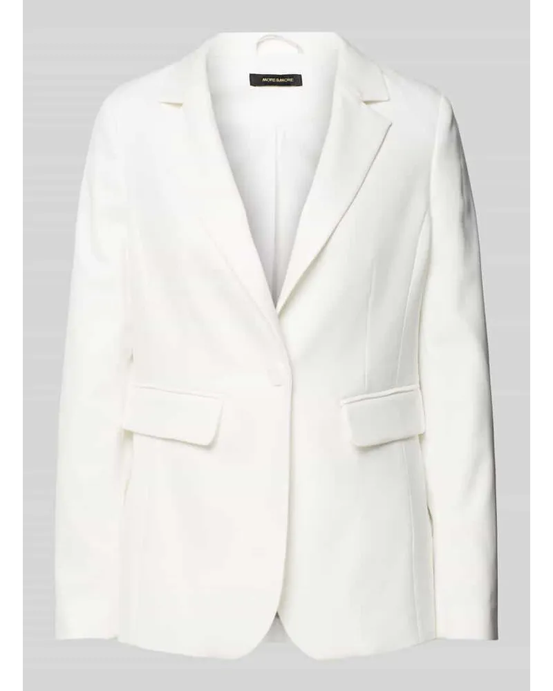 More & More Blazer mit Pattentaschen Offwhite