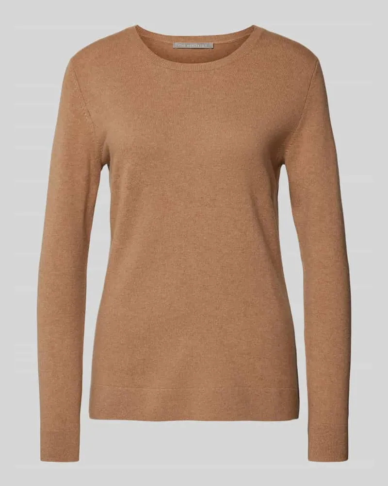 (THE MERCER) N.Y. Kaschmirpullover mit Rundhalsausschnitt Camel