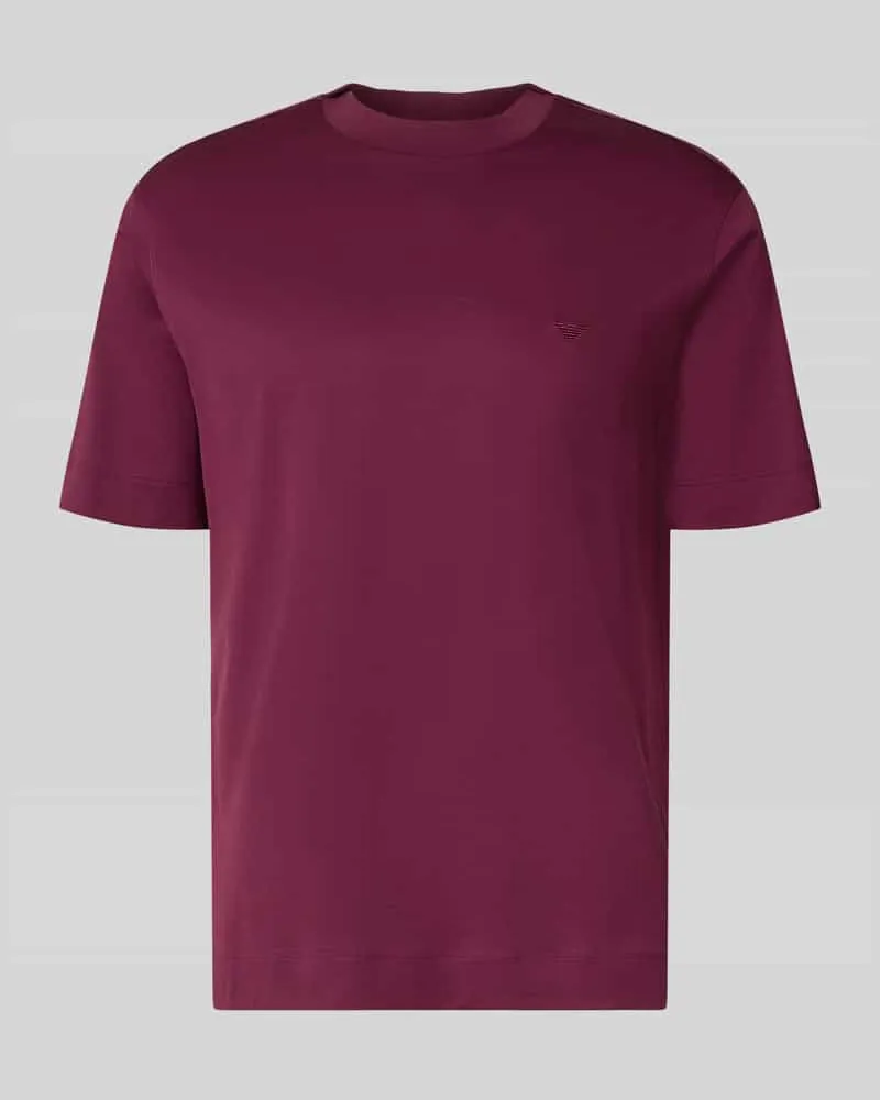 Emporio Armani T-Shirt mit Rundhalsausschnitt Bordeaux
