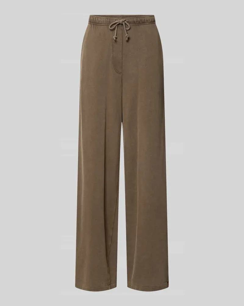 American Vintage Sweatpants aus reiner Baumwolle mit Tunnelzug Modell 'VIBTOWN Dunkelbraun