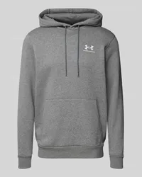 Under Armour Hoodie mit Label-Stitching Dunkelgrau