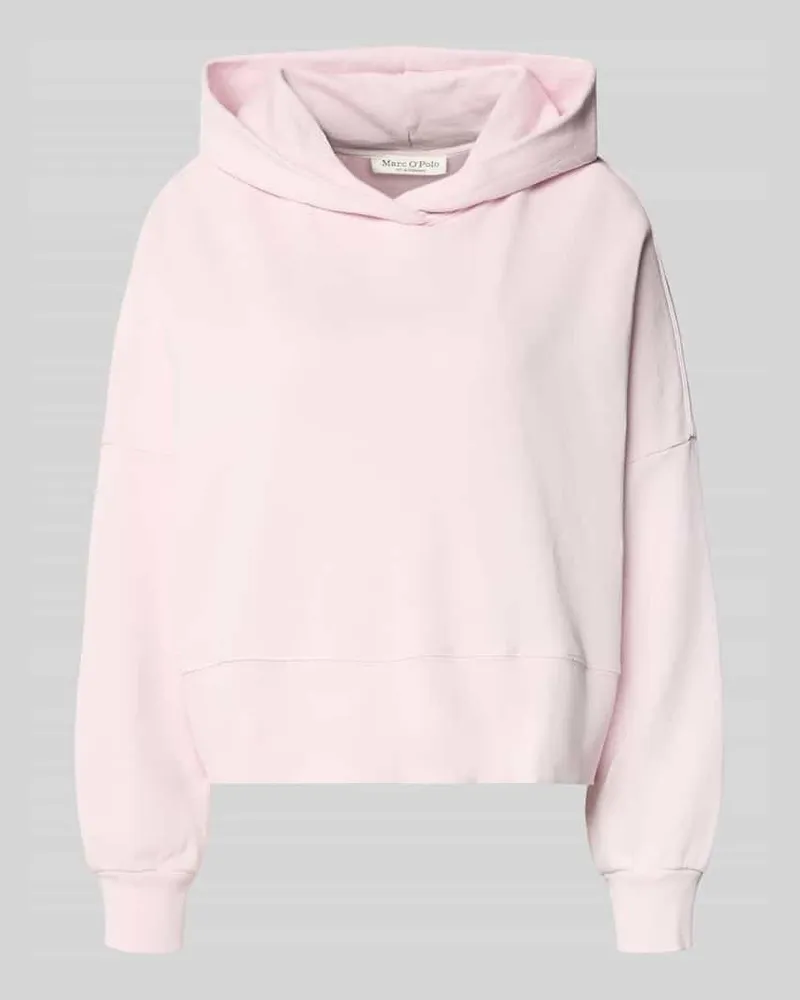 Marc O'Polo Relaxed Fit Hoodie aus reiner Baumwolle Hellrosa