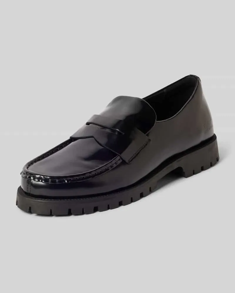 Copenhagen Loafer mit profilierter Sohle Black