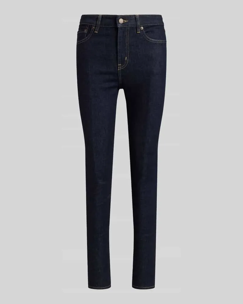 Ralph Lauren Skinny Fit Jeans aus Baumwoll-Mix Jeansblau