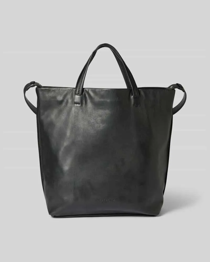 Liebeskind Shopper aus Leder mit Tragehenkeln Modell 'HERA Black