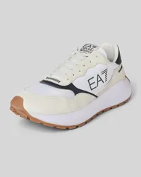 EA7 Sneaker mit Kontrastbesatz Modell 'WADER Weiss