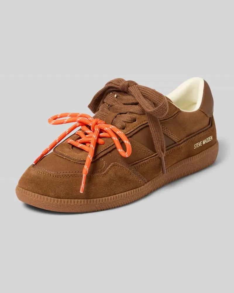 Steve Madden Sneaker aus Leder Modell 'Augustine Dunkelbraun
